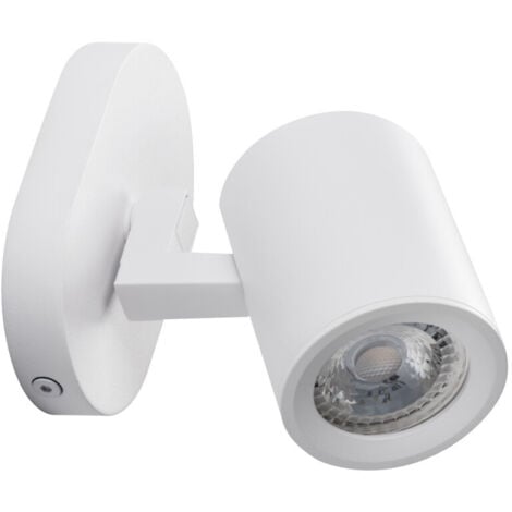 Applique Mural / Plafonnier Saillie Max 35W PAR16 GU10 IP20 70mm Blanc