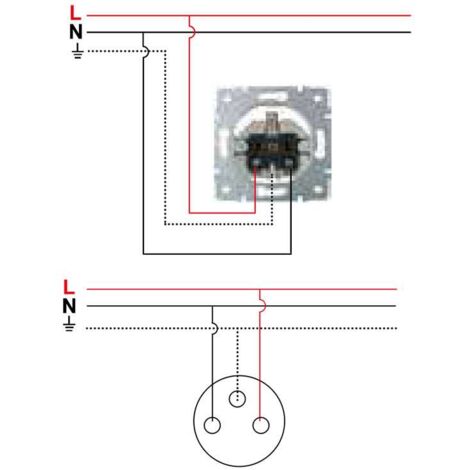 Prise avec Clapet Étanche IP44 Encastrable LOGI Crème