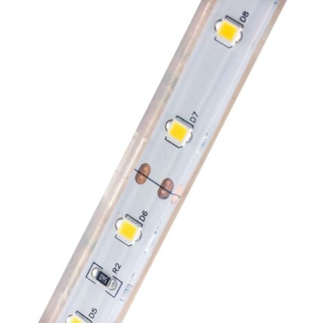 Ruban LED puissant 60 LED/m 11W/m DC24V Étanche IP68 - Blanc Jour 6000K
