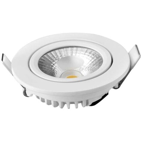 Spot Encastrable 8W LED équivalent 70W - Blanc du Jour 6000K