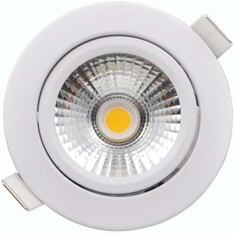 Spot Encastrable 8W LED équivalent 70W - Blanc du Jour 6000K