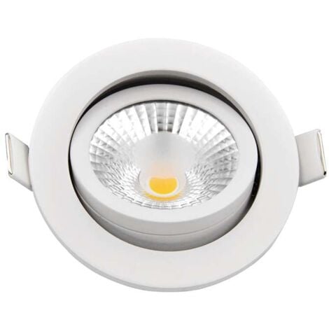 Spot Digilamp Mini spot LED encastrable 1W DC 12V Blanc Froid