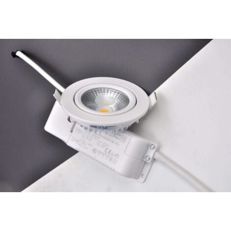 Spot encastrable 8W (70W) LED dimmable - Blanc du Jour 6000K