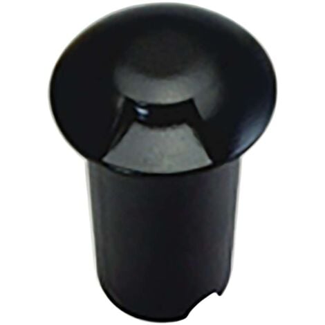 Petit Spot 0,75W LED Noir Encastrable 1 Direction - Blanc Chaud 2700K