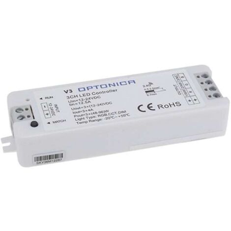 Contrôleur LED Radiofréquence RGB IP20 Optonica