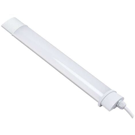 Réglette LED Étanche 60cm 20W 1600lm - Blanc du Jour 6000K