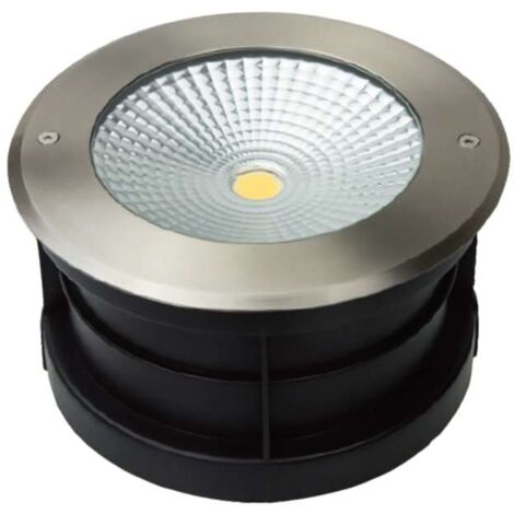 Mini spot LED encastrable extérieur IP44 3W gris perçage 27 mm