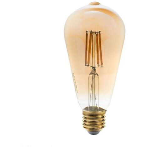 Ampoule LED E27 ST64 8W équivalent à 47W - Blanc Chaud 2500K