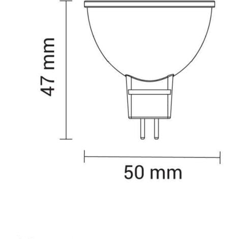 Spot LED MR16 5W équivalent à 40W - Blanc du Jour 6000K