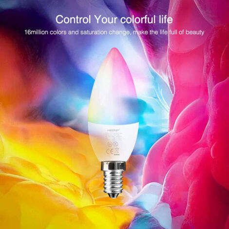 ampoule standard led culot a vis E27 5w 230v multicolor remote