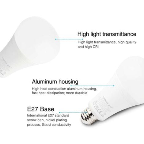 Ampoule LED connectée 12W RGB+CCT E27