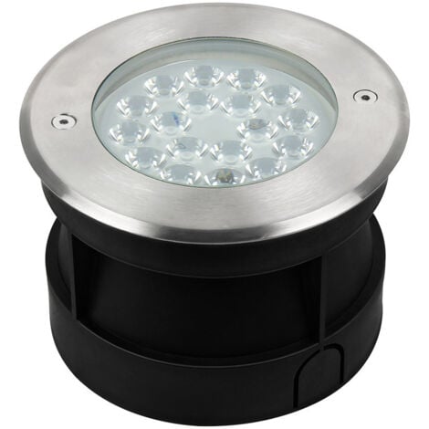 Spot LED encastrable au sol en inox RGB 6W – Extérieur étanche - ®