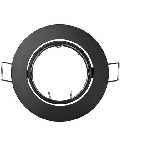 Bague halogène métallique. oscillant. couleur noir. ø8.4cm edm