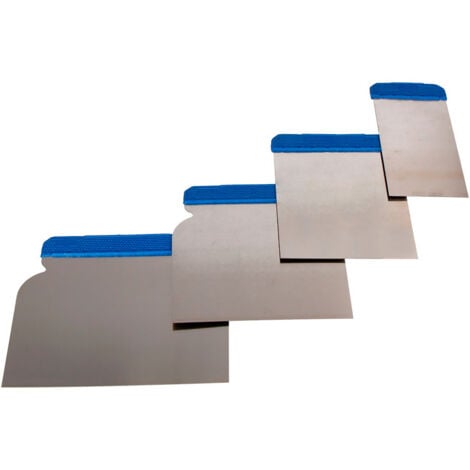 Kit de spatules carrosserie acier inoxydable edm