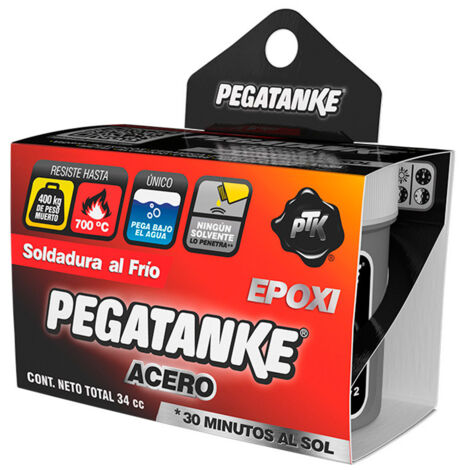 Pegatanke epoxique acier noir - 32ml.