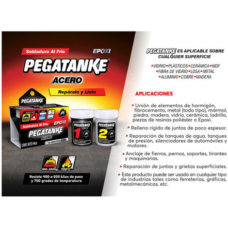 Pegatanke epoxique acier noir - 32ml.