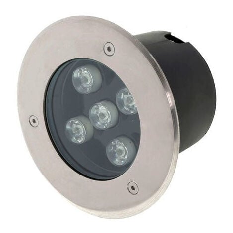 Spot LED Encastrable 5W 400lm Ø140mm Étanche IP65 18°- Blanc du Jour 6000K