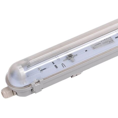Réglette/Boitier étanche pour Tube T8 LED - Simple - 1585mm - IP65 - NOVA -  DeliTech®