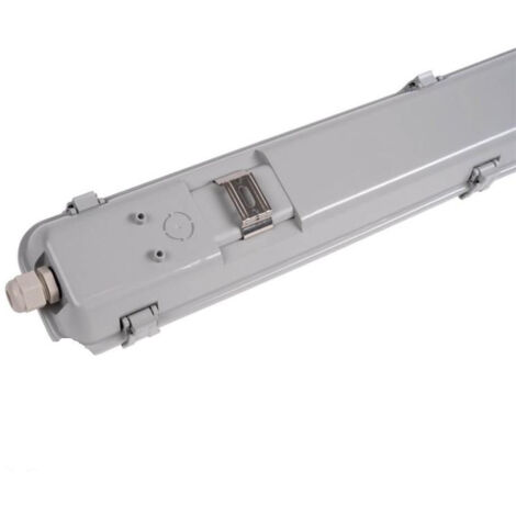 Boitier Double Tubes LED T8 2x9W 1600lm (2x18W) 1200mm Étanche IP65 - Blanc Naturel 4500K