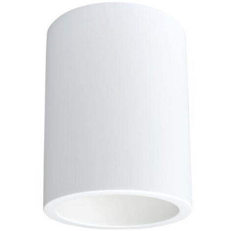 Support Spot Saillie Blanc Rond Ø110mm 1xGU10 Max 10W