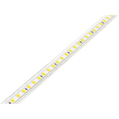 Ruban LED 5730 220V - 500lm/m - IP65 - Blanc Chaud 2800K - 50m