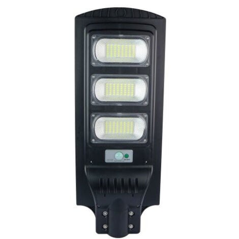 Solis L Lampadaire solaire LED 200W, support, capteur et télécommande
