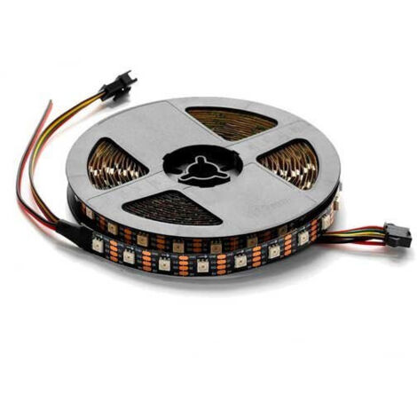 Ruban LED Digital 7W DC12V 30LED/m longueur 5m - RGB Multicolore