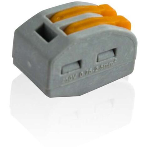 Borne de connexion électrique 2 fils type 222  1 unité