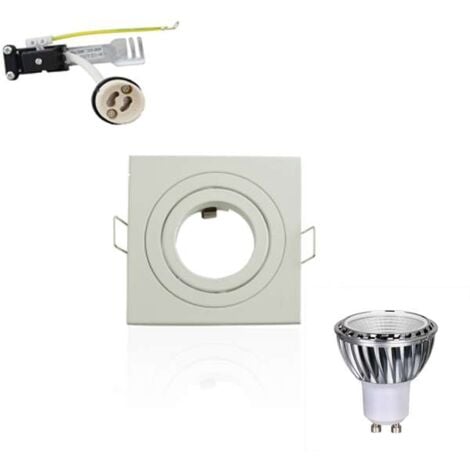 Spot LED orientable Dimmable 8W 3000K blanc chaud 660lumens