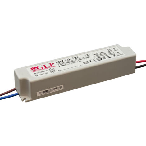 Alimentation LED DC24V W Étanche IP67 GLP
