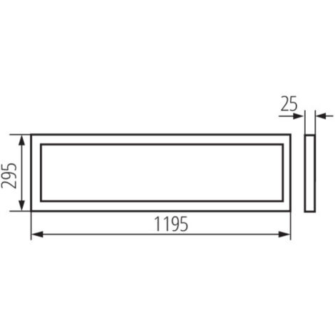 Projecteur LED Plafond Encastré 36W 3600lm – CCT Dimmable 3000K-6000K, Cadre Blanc 240x150 Mm – Lumière Neutre 4500K