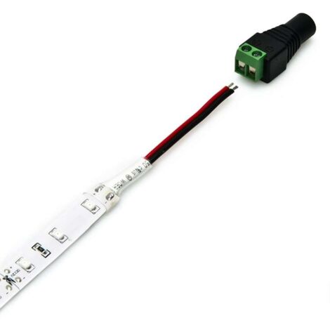 Connecteur jack mâle / femelle pour ruban LED