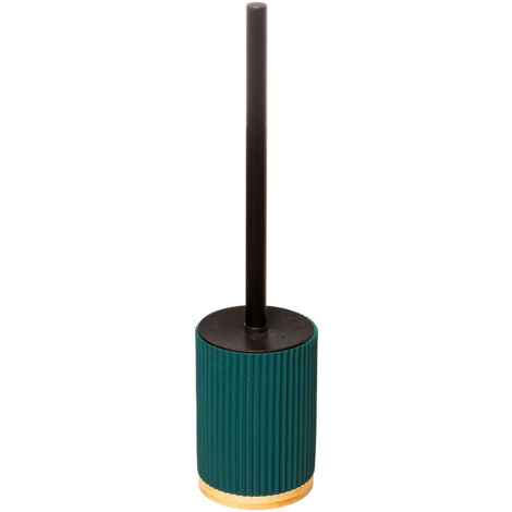 Brosse de salle de bain verte petrol. collection 'couleurs'