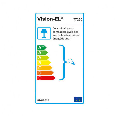 Support de Spot Basse Luminance Ø83mm IP20 Noir - perçage Ø74mm