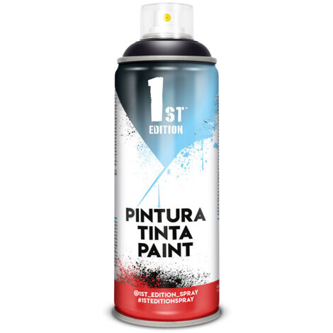 Peinture aerosol 1ere edition 520cc / 300ml noir absolu mat ref 641
