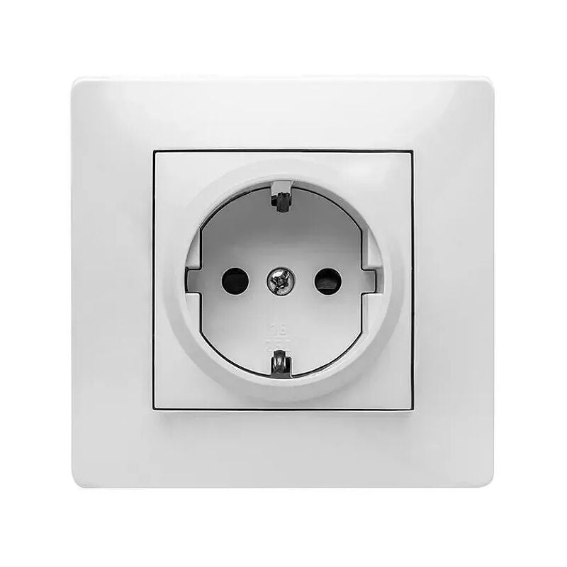 Base enchufe empotrada TT 2P+T 16A 250V Famatel 9123