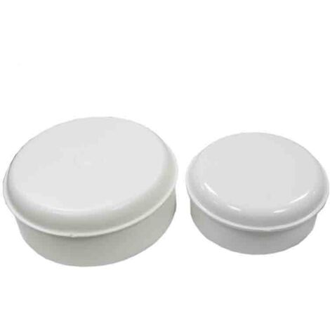 Contera Redonda Para Interior Ø20mm - Color Blanco, Protección Para Tubos Y Barras