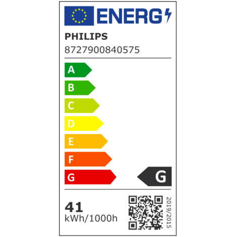 Tubo Fluorescente Circular 40W Ø40cm 6500K Luz Fría Mate 3070lm Philips