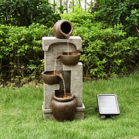 Design per fontana da esterno da giardino con diametro di 6 m