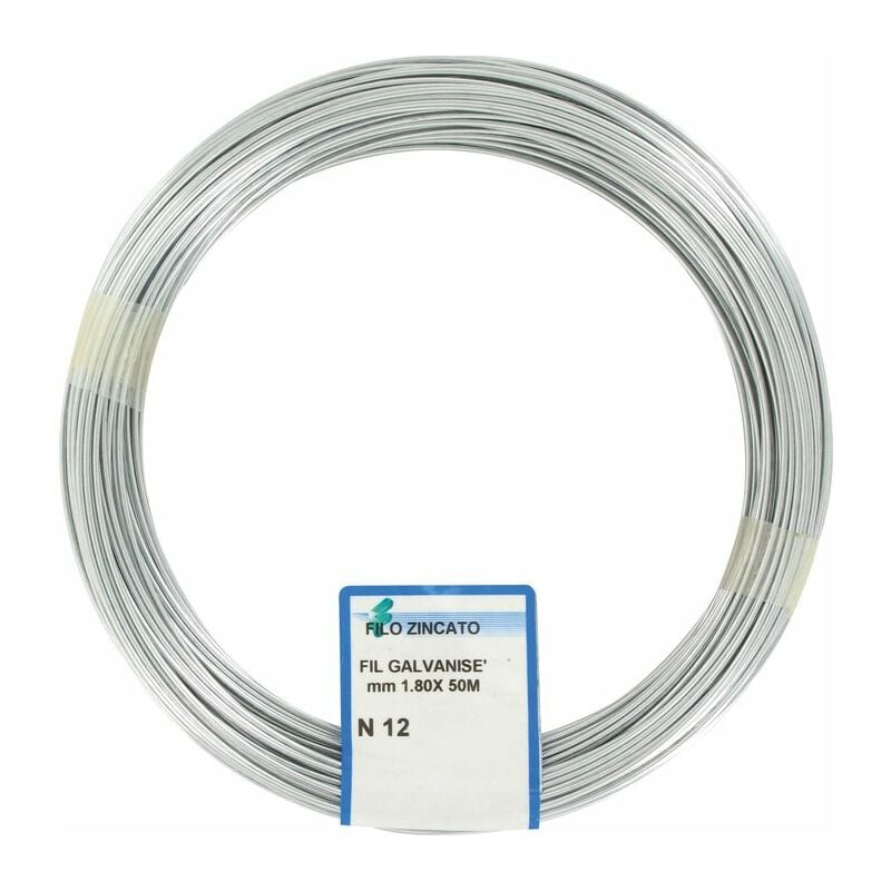 Bobinot galvanisé - L. 50 m - Ø 1,8 mm