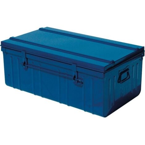 Cantine métal laquée bleue - 80 cm