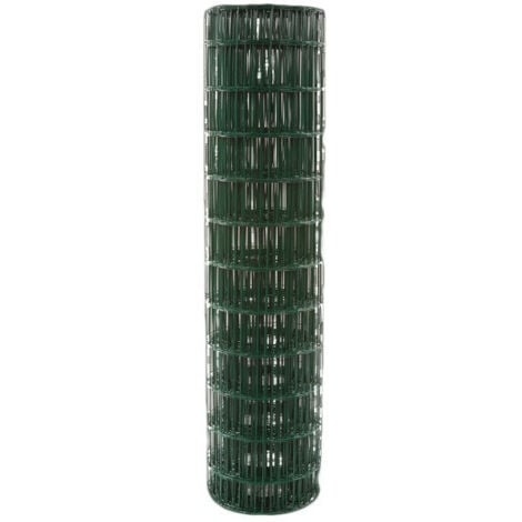 Grillage résidentiel plastifié vert Filiac - Maille 100 x 75 mm - H.1 m - L.25 m