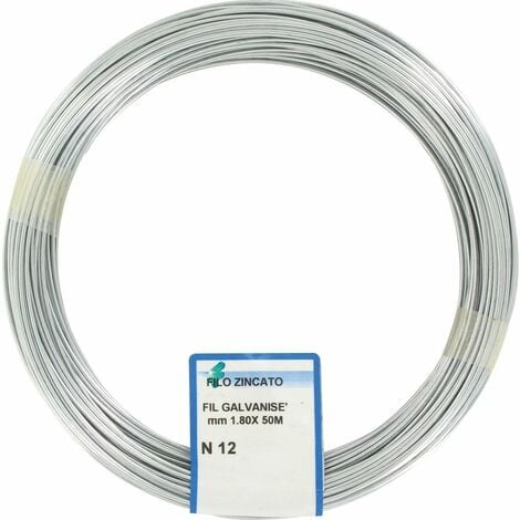 Bobinot galvanisé - L. 50 m - Ø 1,8 mm