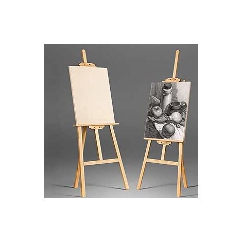 Studio Wooden Easel for Painting, 1.75m Studio Easel A Frame