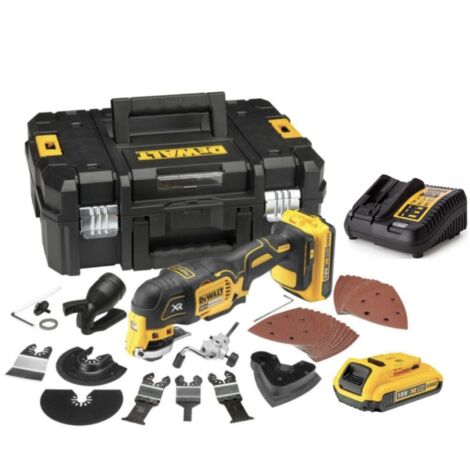 Multicutter XR 18V 5Ah Li-Ion Brushless 35 accessoires - Dewalt