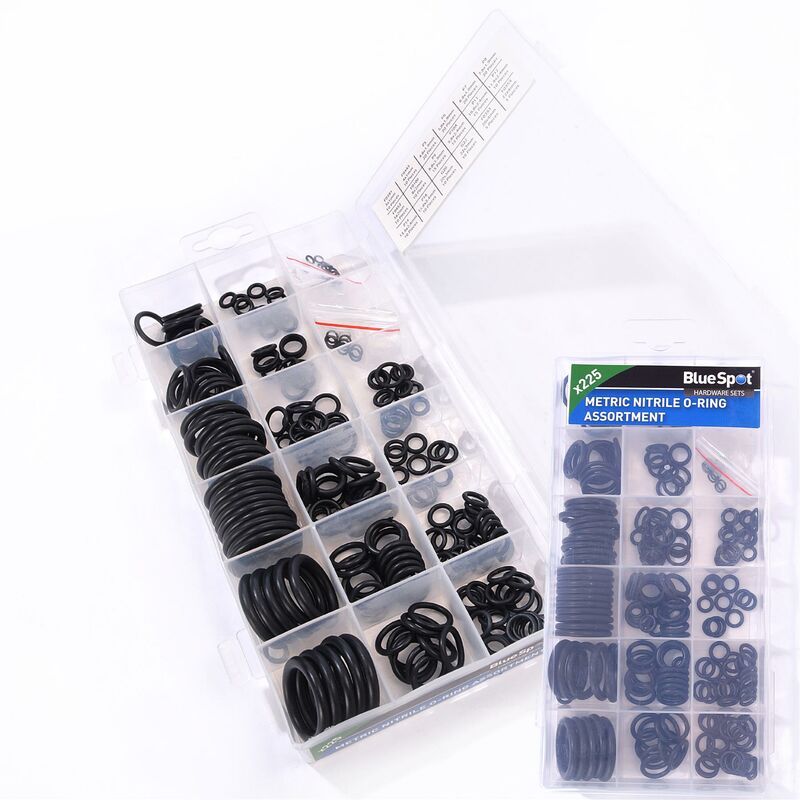 419pc Assorted O Ring Rubber Seal Assortment Set Metric Garage