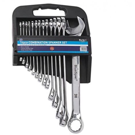 Bluespot Combination Spanner Set Metric Wrench 6-26mm 14-Piece 04125 (1/3)