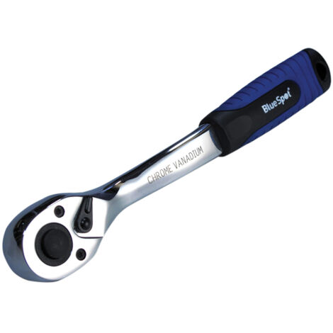 Blue Spot Tools 1/2" Drive Soft Grip Ratchet (72 Teeth) (1/2)