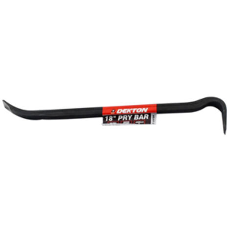 DEKTON CROW BAR 18"" WRECKING BAR PRY BAR 450MM HEAVY DUTY NAIL REMOVER CROWBAR