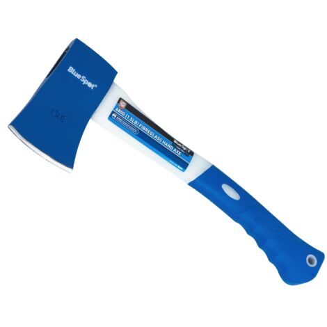 Bluespot Fibreglass Handle Wood Axe - Hand Hatchet Kindling Firewood Log Chopper (1/2)
